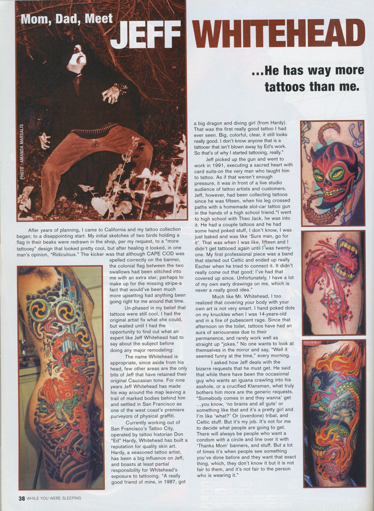 Vintage While You Were Sleeping Magazine &quot;Graffiti&quot; Issue #11