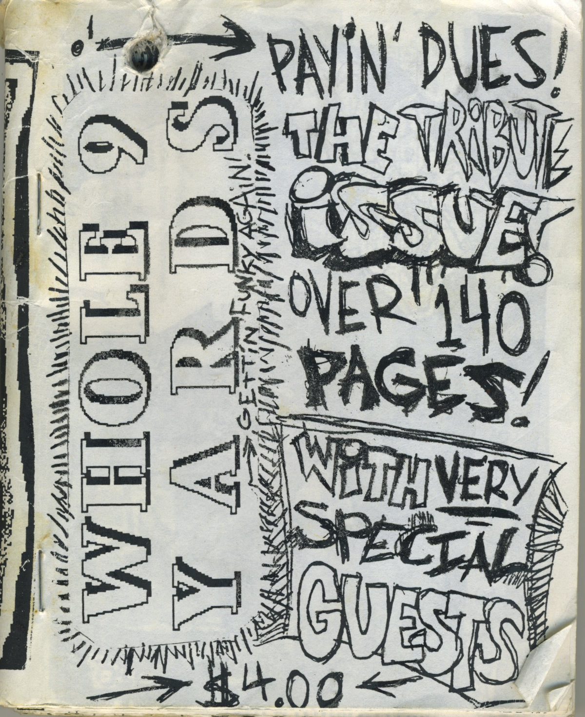 Vintage Whole 9 Yards "NYHC" Tattoo & Graffiti Fanzine The Tribute Issue #7 - jointcustodydc