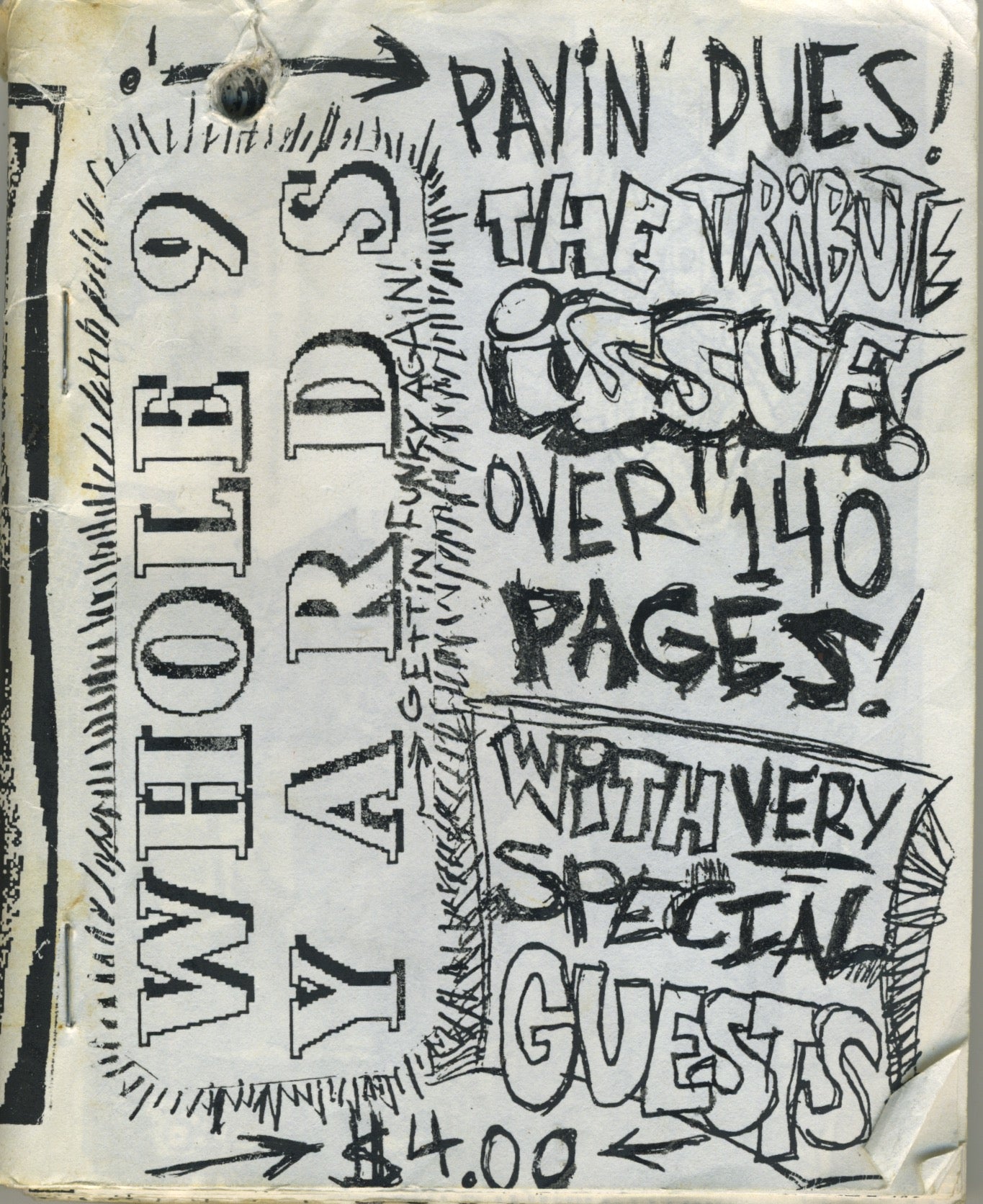 Vintage Whole 9 Yards "NYHC" Tattoo & Graffiti Fanzine The Tribute Issue #7 - jointcustodydc