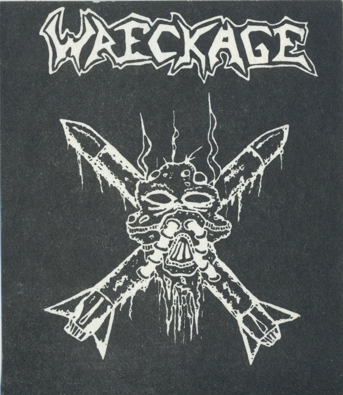 Vintage Wreckage "From The Ashes" Dumfries, VA Thrash Sticker