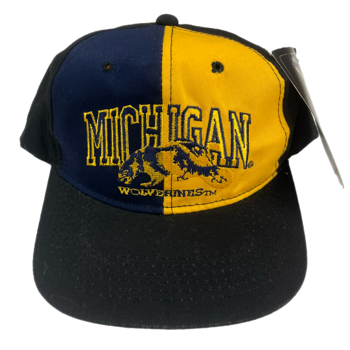 Vintage University Of Michigan &quot;Wolverines&quot; Magic By Bee Snapback Hat