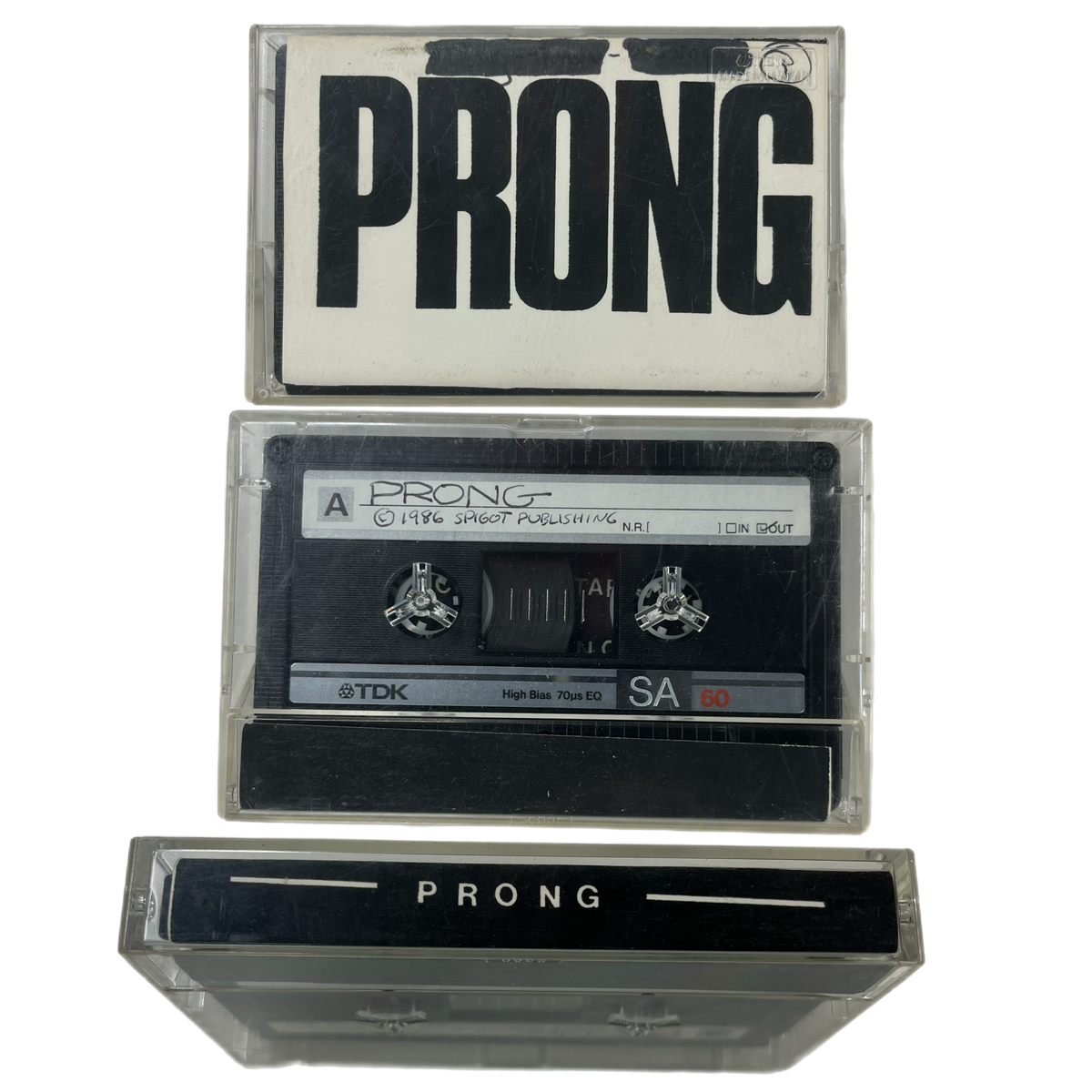 Vintage Prong &quot;Prong&quot; NYHC Cassette Tape