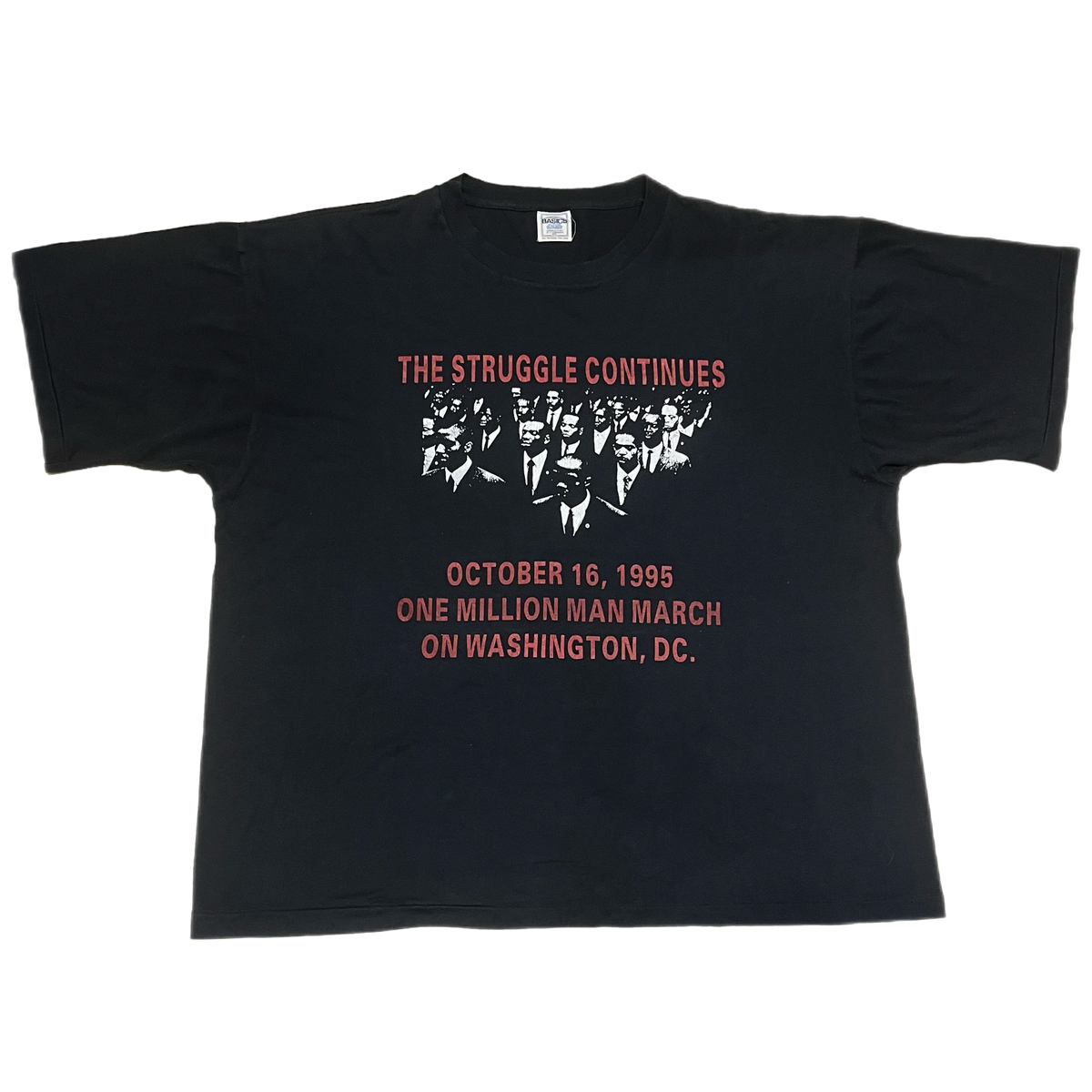 Vintage One Million Man March &quot;Washington, DC&quot; 1995 T-Shirt