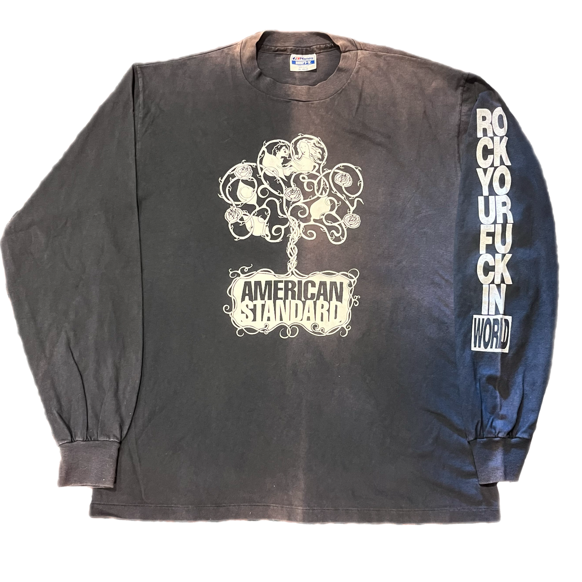 Vintage American Standard &quot;Massive Sound Recordings&quot; Long Sleeve Shirt