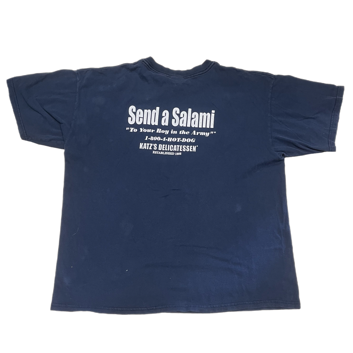 Vintage Katz&#39;s Delicatessen &quot;Send A Salami&quot; NYC T-Shirt