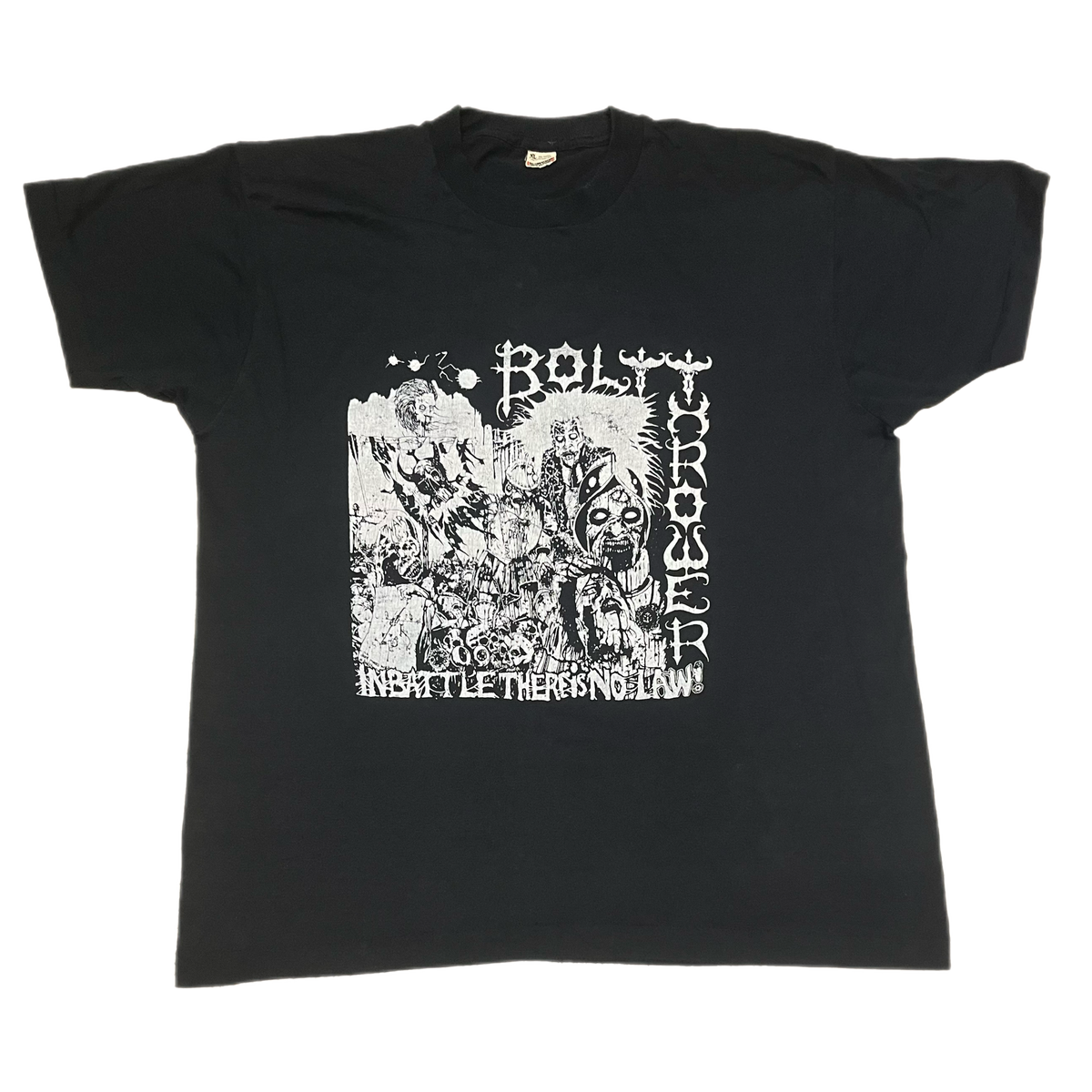 Vintage Bolt Thrower &quot;In Battle There Is No Law!&quot; T-Shirt