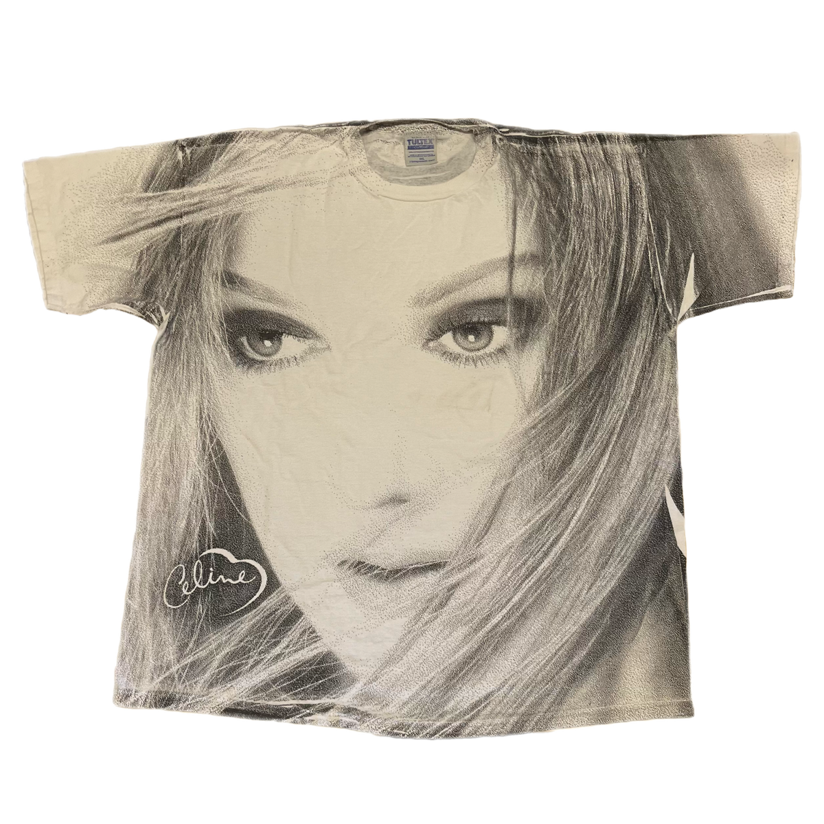 Vintage Celine Dion &quot;AOP&quot; T-Shirt