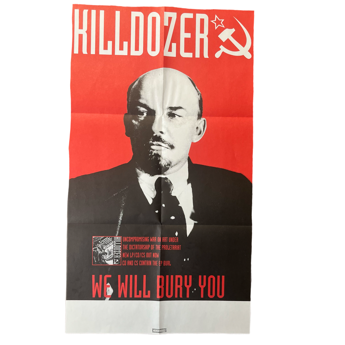 Vintage Killdozer &quot;We Will Bury You&quot; Touch And Go Promotional Poster