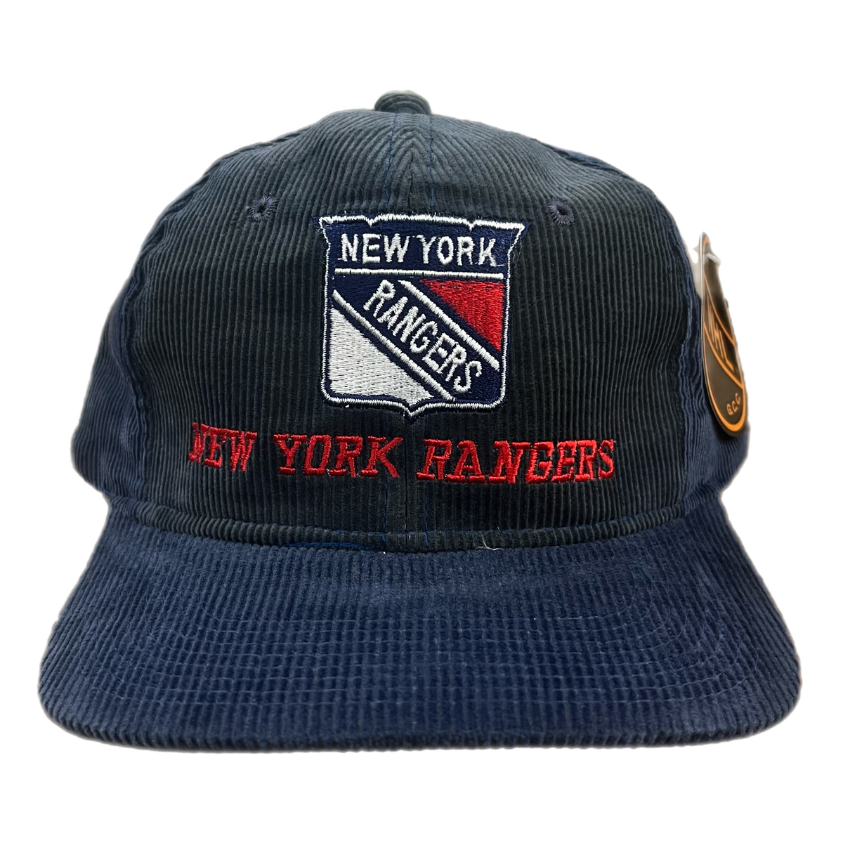 Vintage New York Rangers &quot;NHL&quot; Corduroy Snapback Hat