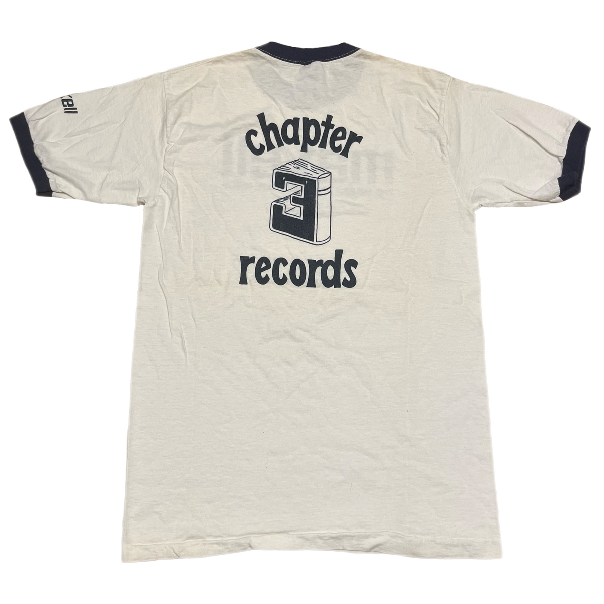 Vintage Maxell &quot;Chapter 3 Records&quot; Atlanta Ringer Shirt