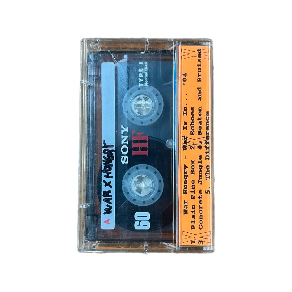 War Hungry &quot;War Is In... &#39;04&quot; Cassette Tape