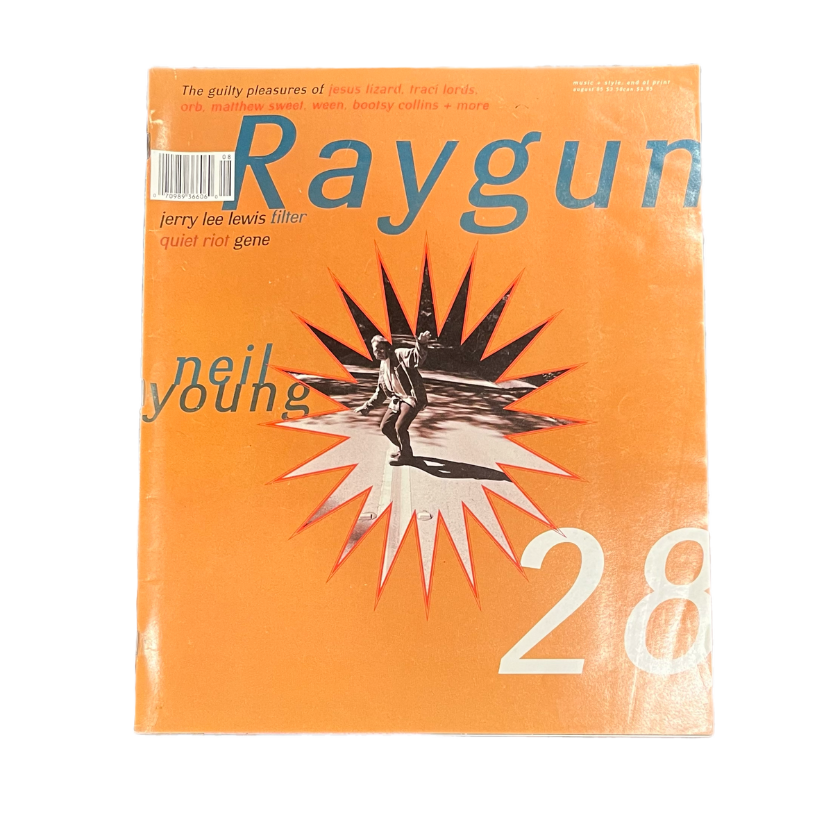 Vintage Ray Gun Magazine &quot;Issue #28&quot; Neil Young Cover