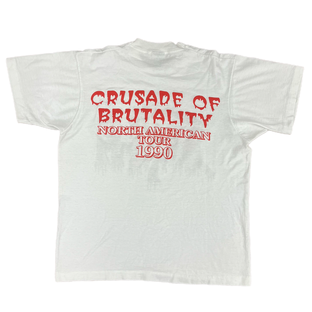 Vintage Death &quot;Crusade Of Brutality&quot; North American Tour T-Shirt