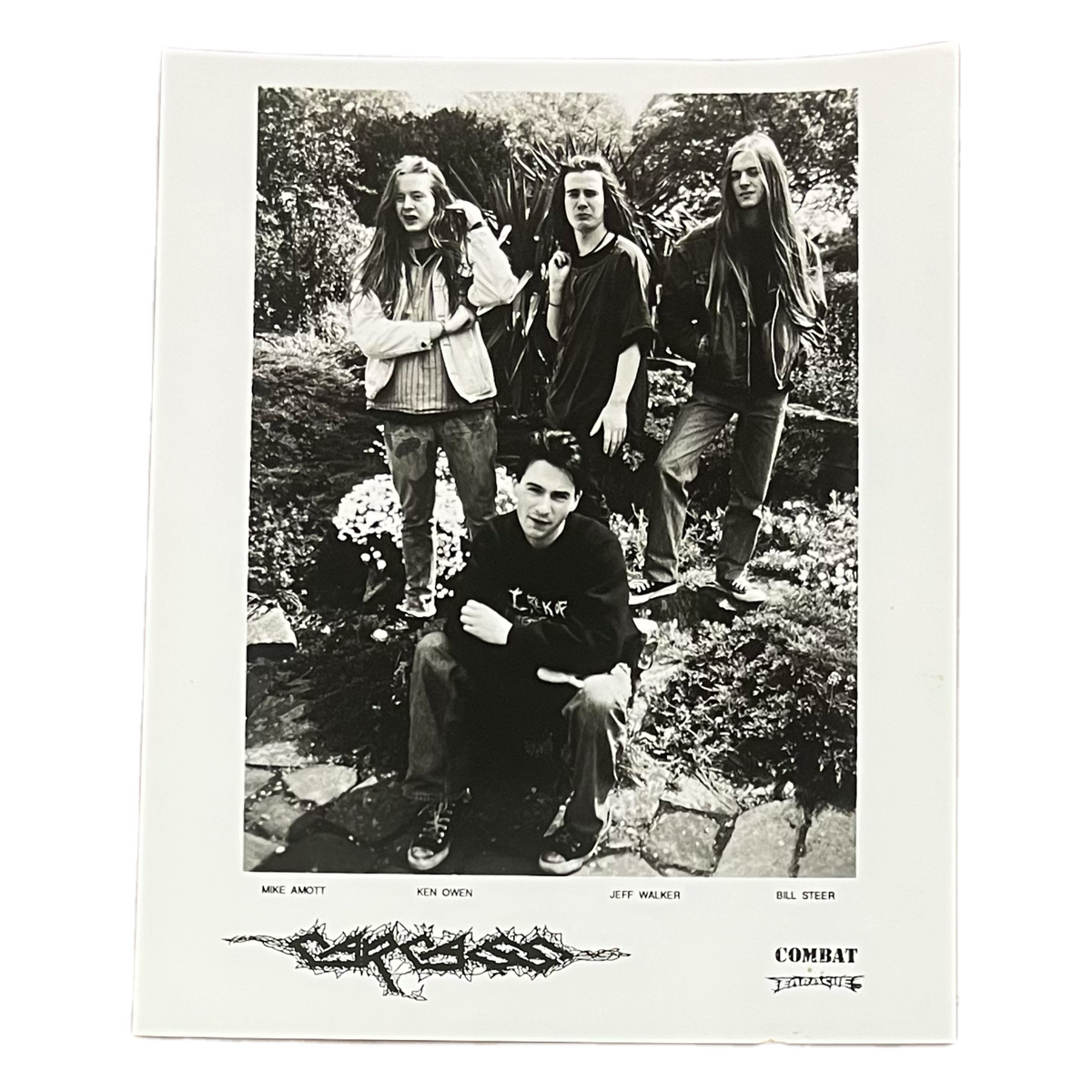 Vintage Carcass &quot;Combat Earache&quot; Glossy Promo Press Photo