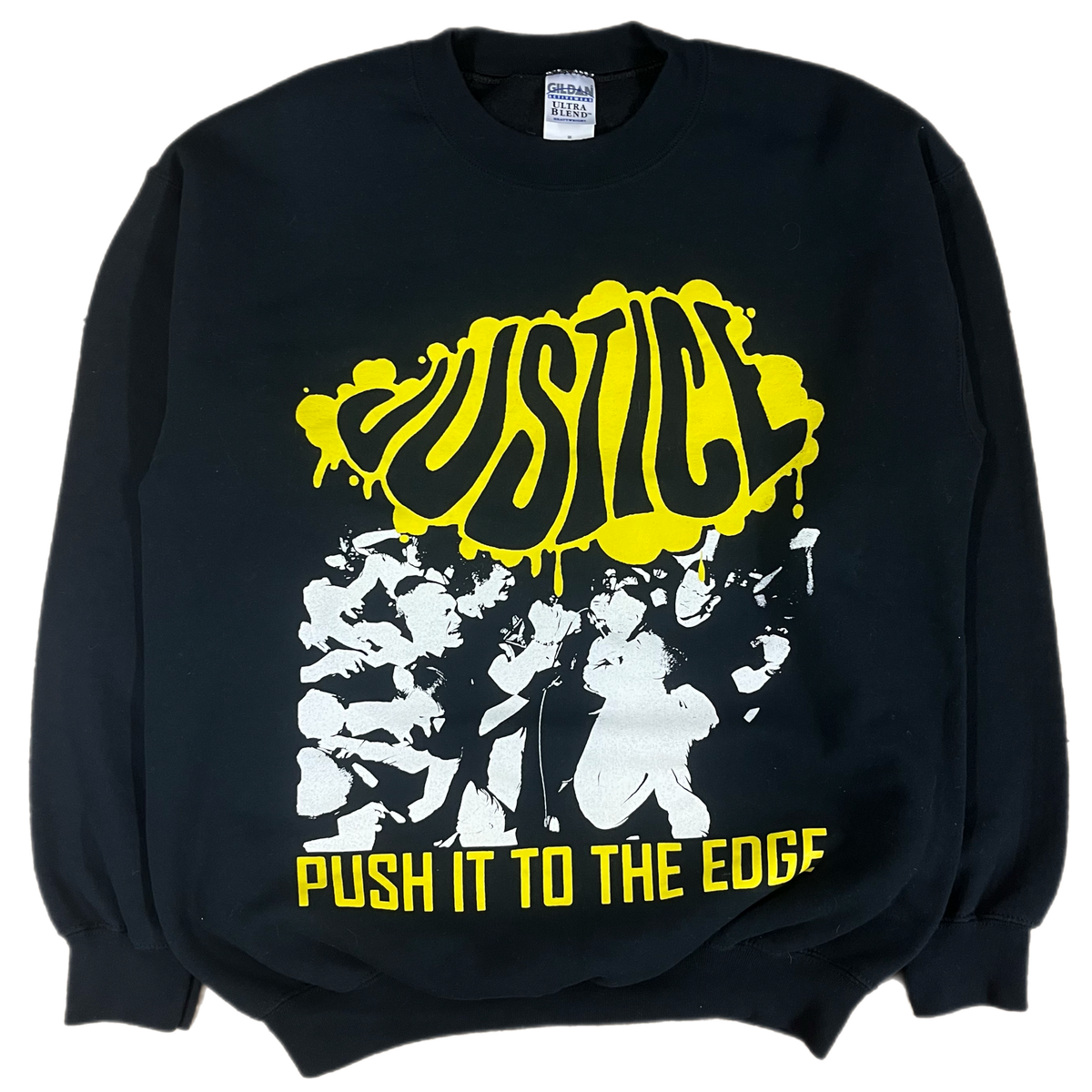 Vintage Justice &quot;Push It To The Edge&quot; Crewneck Sweatshirt