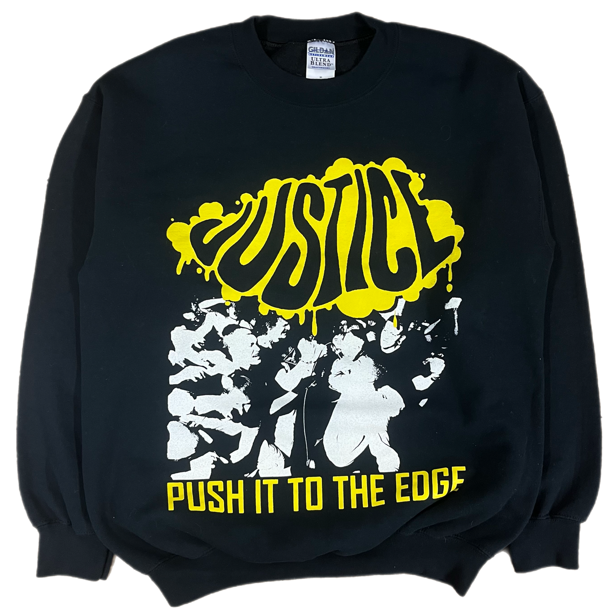 Vintage Justice Push It To The Edge Crewneck Sweatshirt jointcustodydc