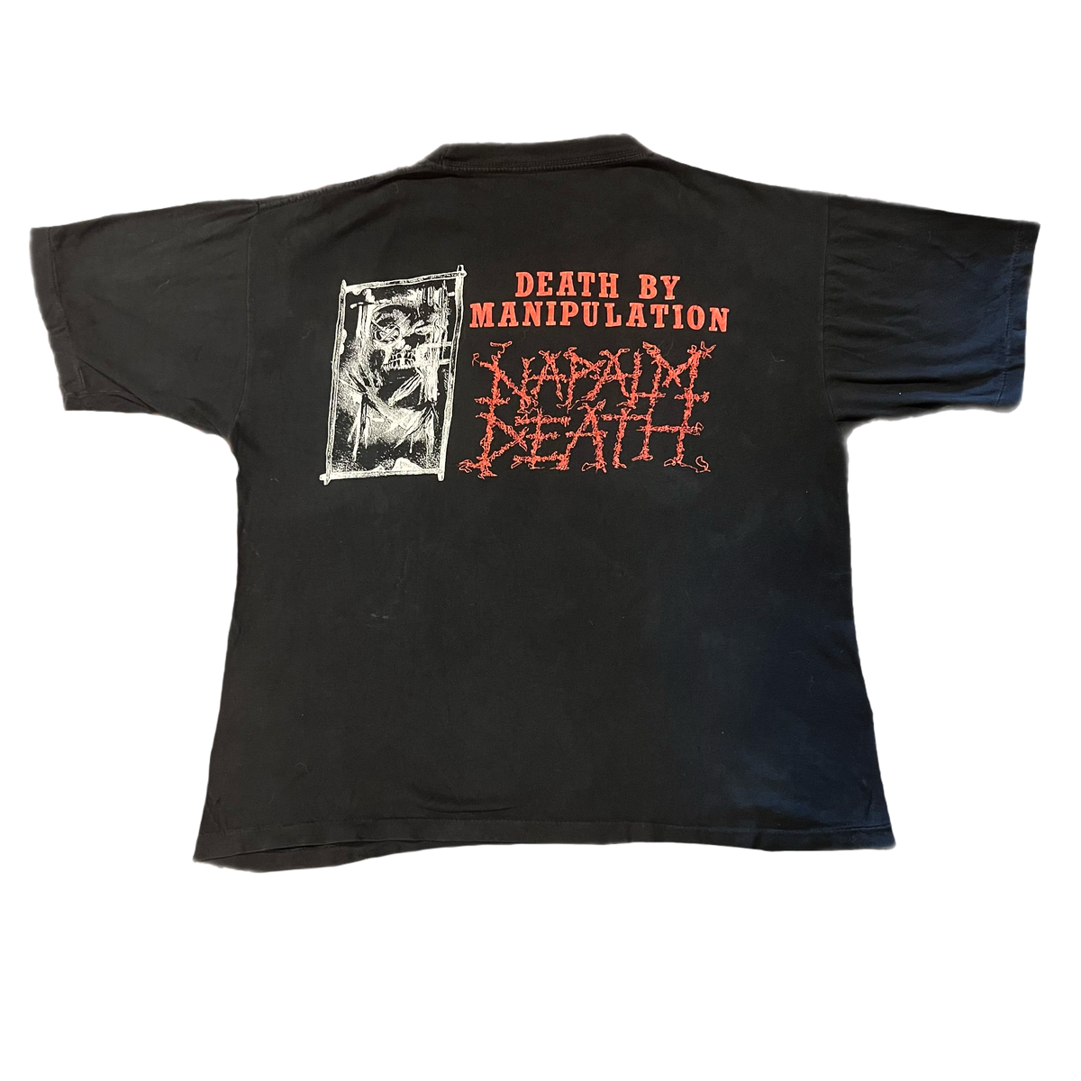 Vintage Napalm Death &quot;Death By Manipulation&quot; T-Shirt