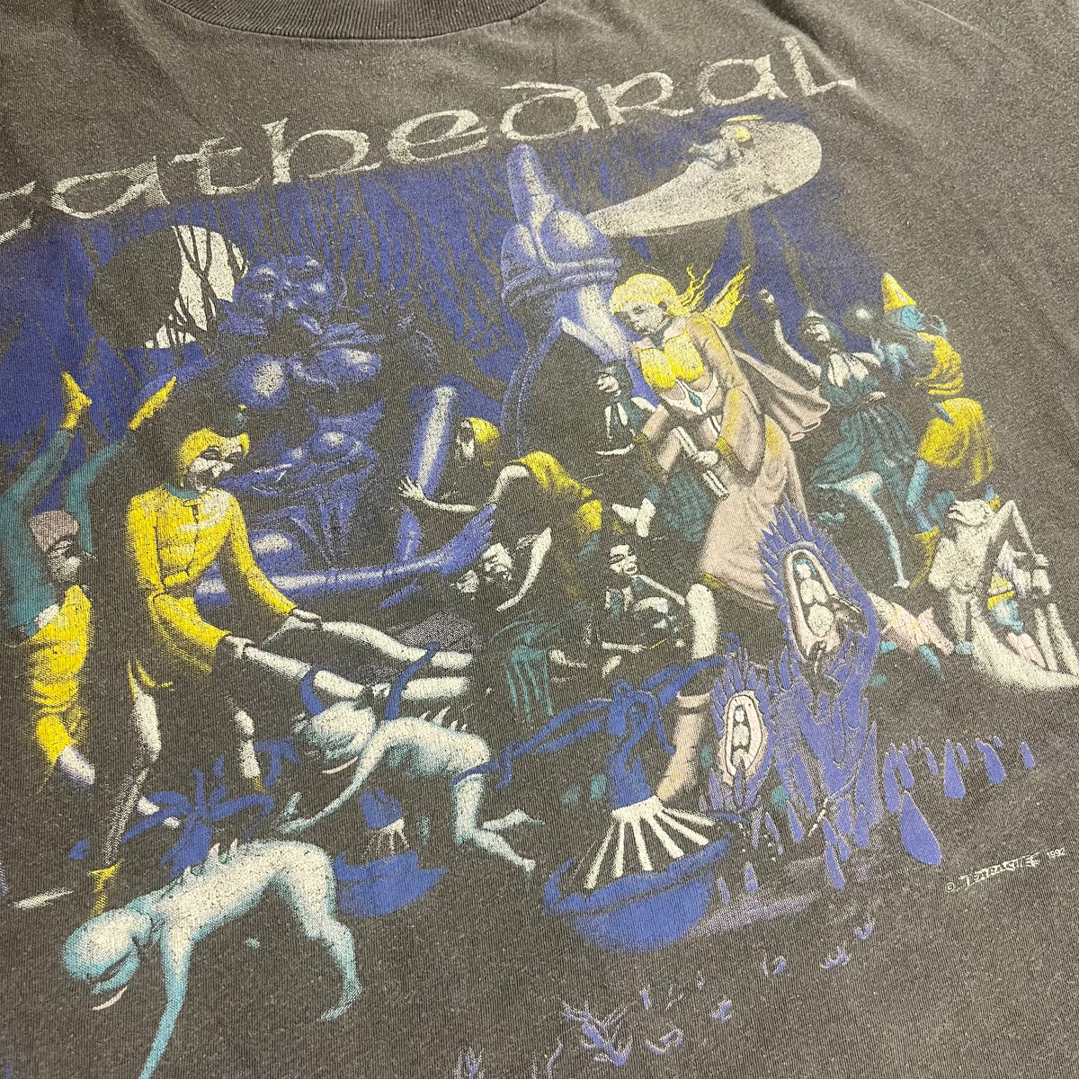 Vintage Cathedral &quot;Forest Of Equilibrium&quot; Earache Records T-Shirt