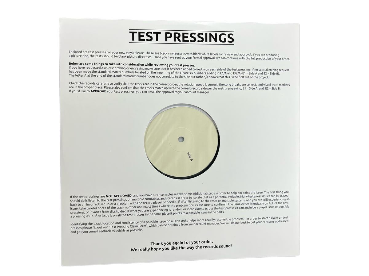 Cold As Life - Breakin’ The Law LP Test Press