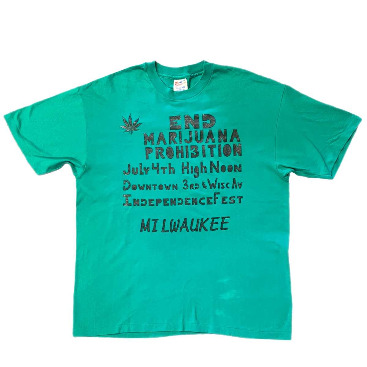 Vintage Independence Fest &quot;End Marijuana Prohibition&quot; T-Shirt