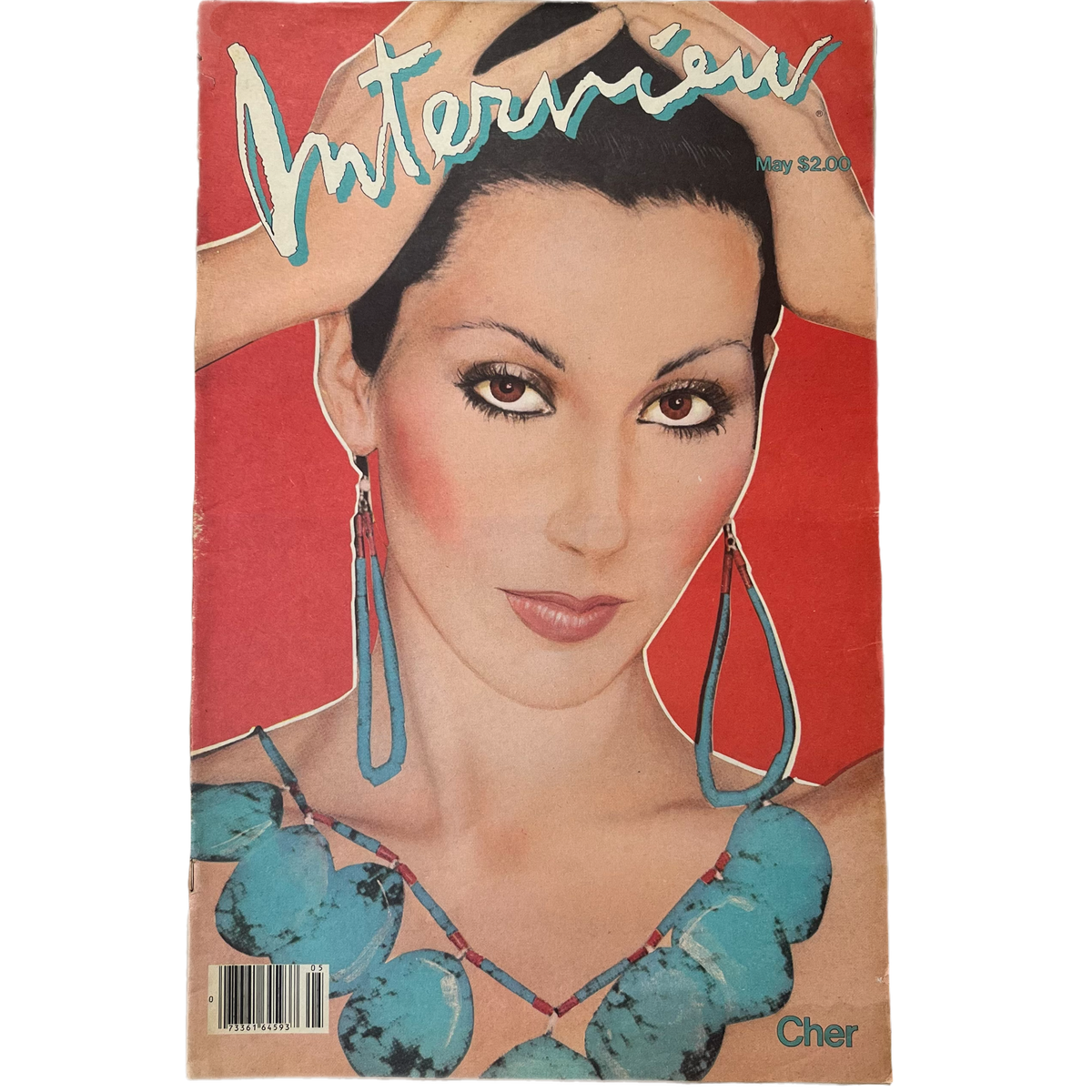 Vintage Interview Magazine &quot;Cher&quot; Cover