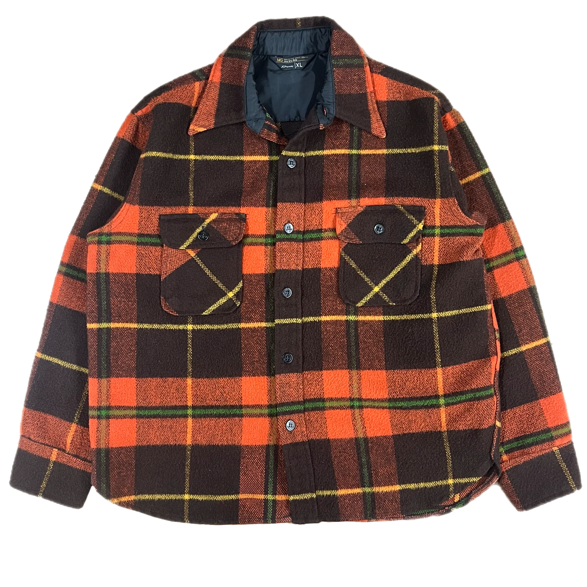 Vintage JC Penney &quot;MG&quot; Heavy Wool Flannel