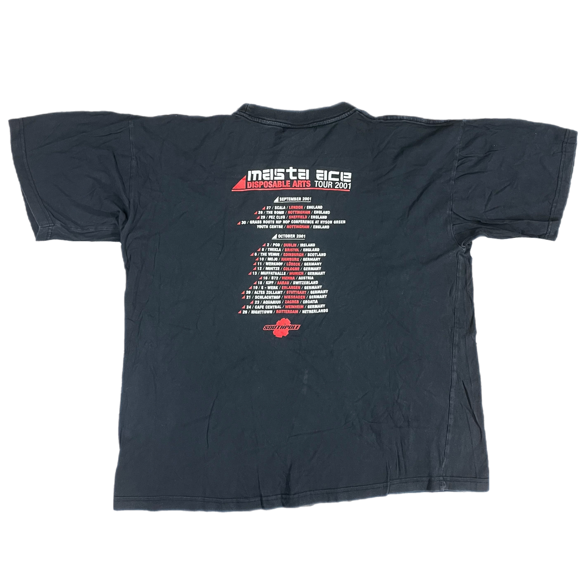Vintage Masta Ace &quot;Disposable Arts&quot; 2001 Tour T-Shirt