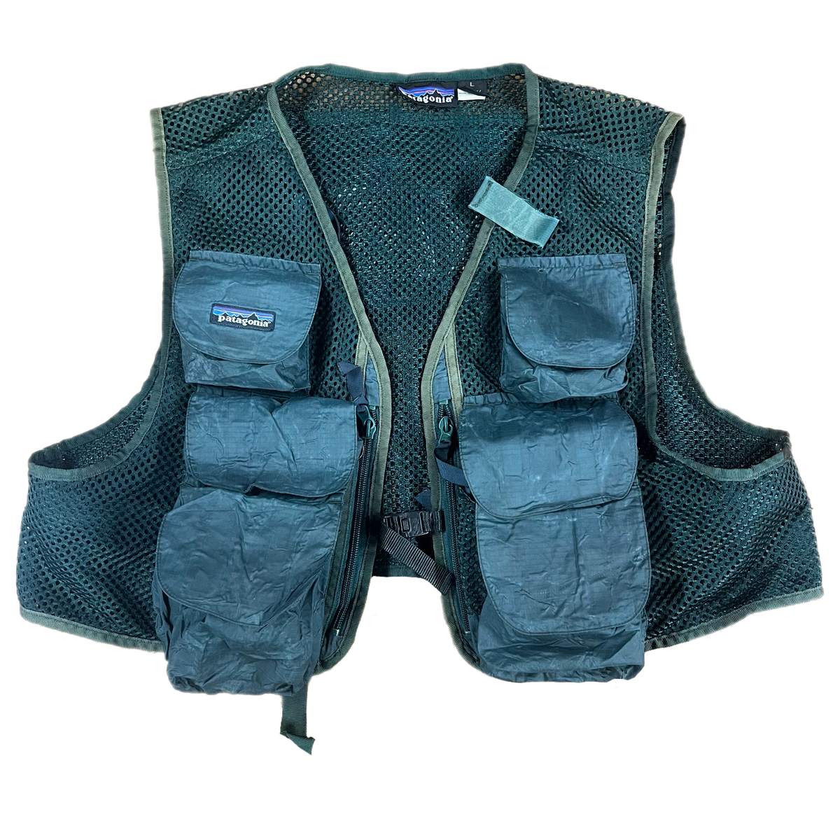 Vintage Patagonia &quot;Fly Fishing&quot; Mesh Vest