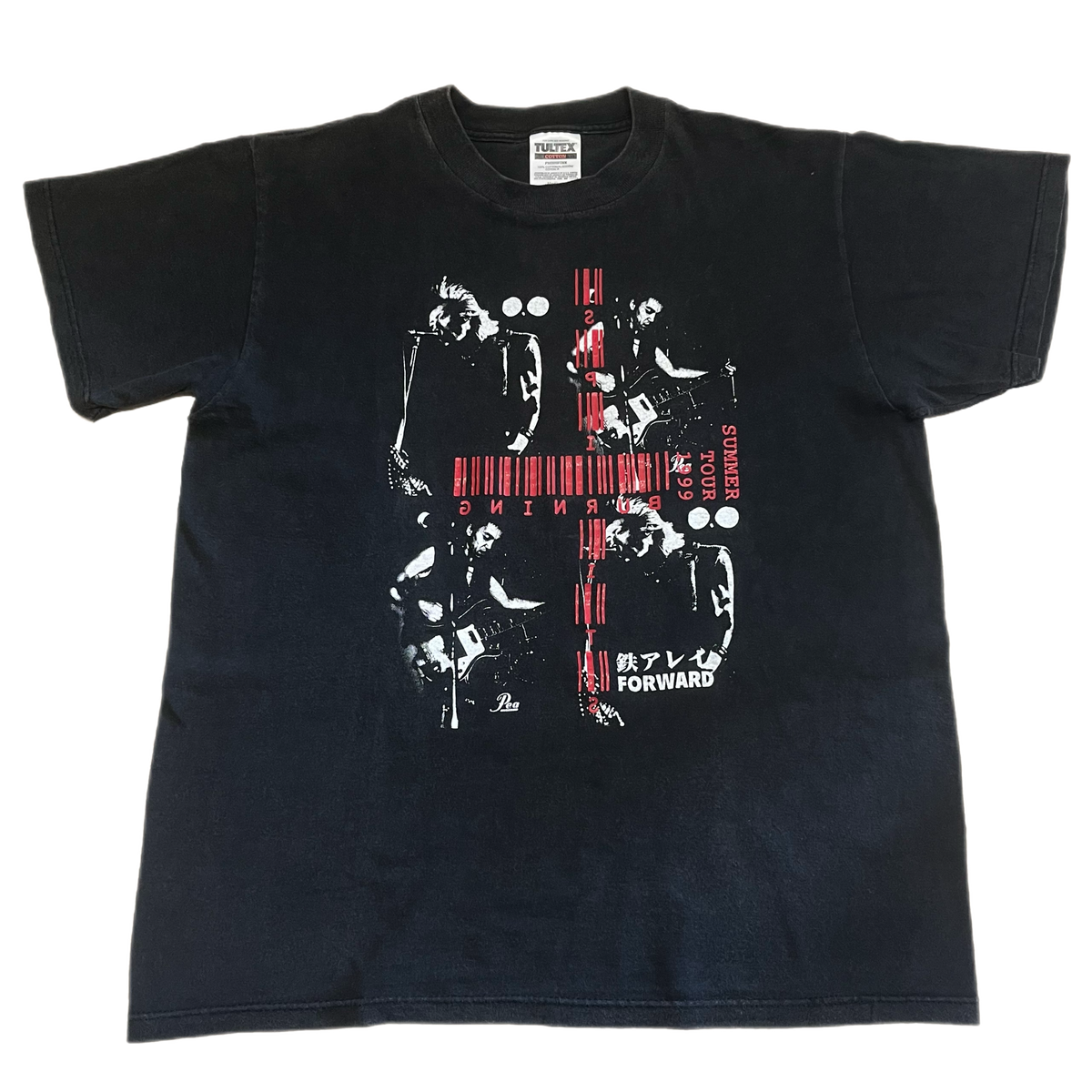 Vintage Tetsu Arrey Forward &quot;Burning Spirits&quot; 1999 T-Shirt