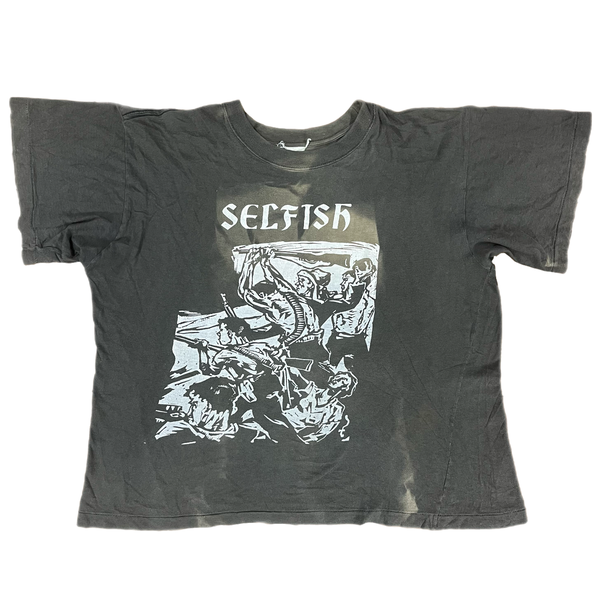Vintage Selfish &quot;Re-Enter The Realms Of Revolt&quot; T-Shirt