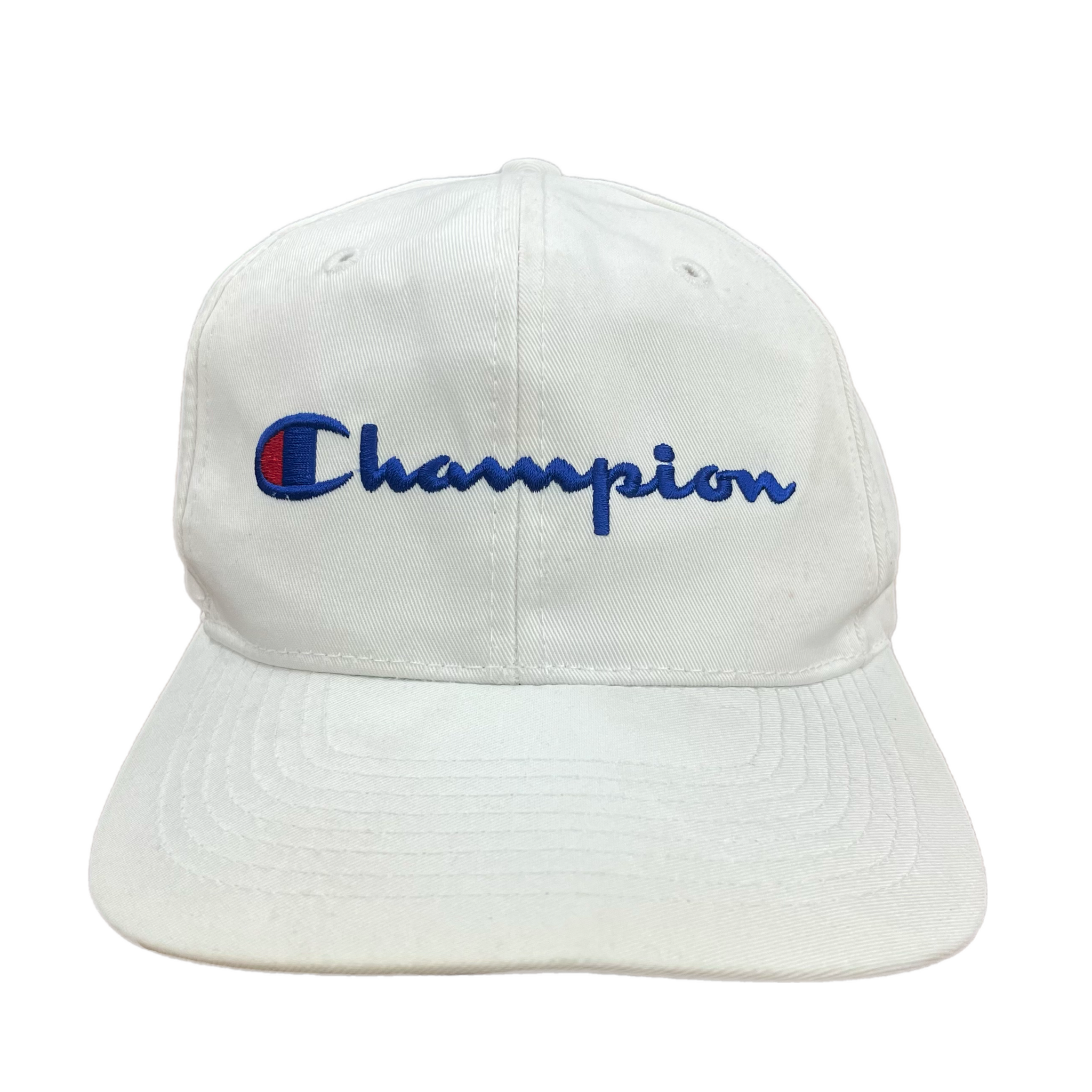 Vintage Champion Cursive Snapback Hat