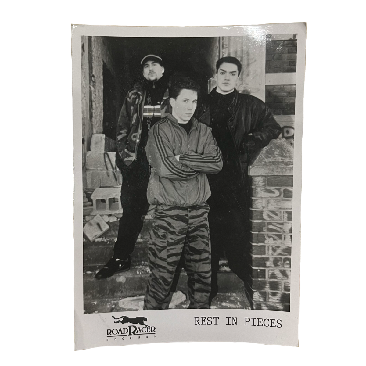 Vintage Rest In Pieces &quot;RoadRacer Records&quot; Promo Photo