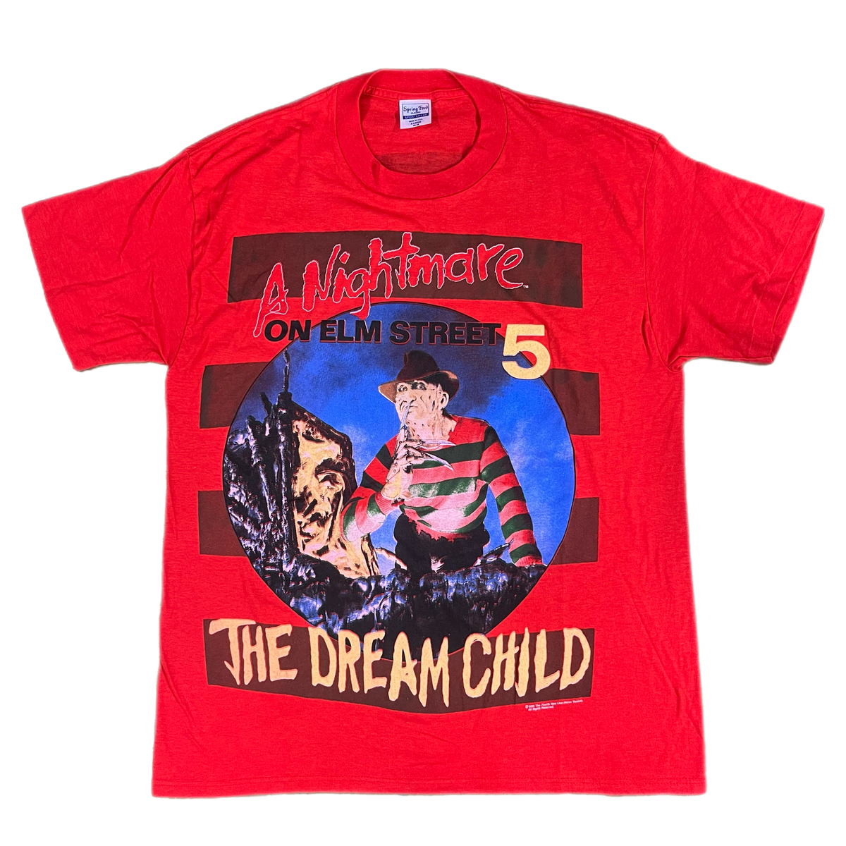 Vintage A Nightmare On Elm Street 5 &quot;The Dream Child&quot; Promotional T-Shirt