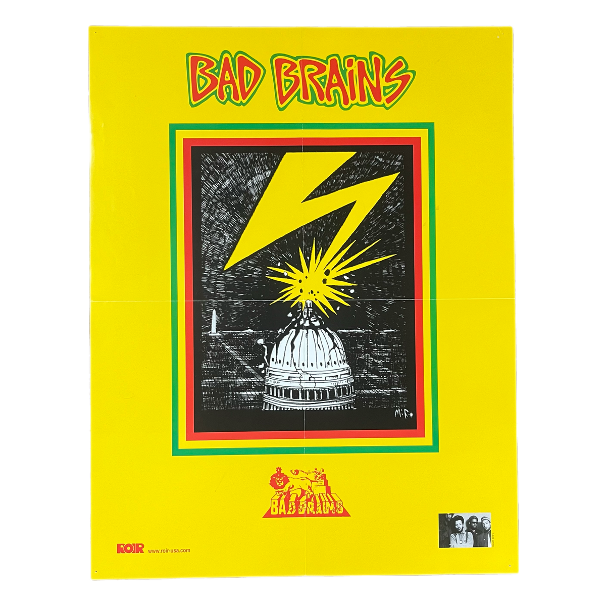 Vintage Bad Brains &quot;ROIR USA&quot; Poster