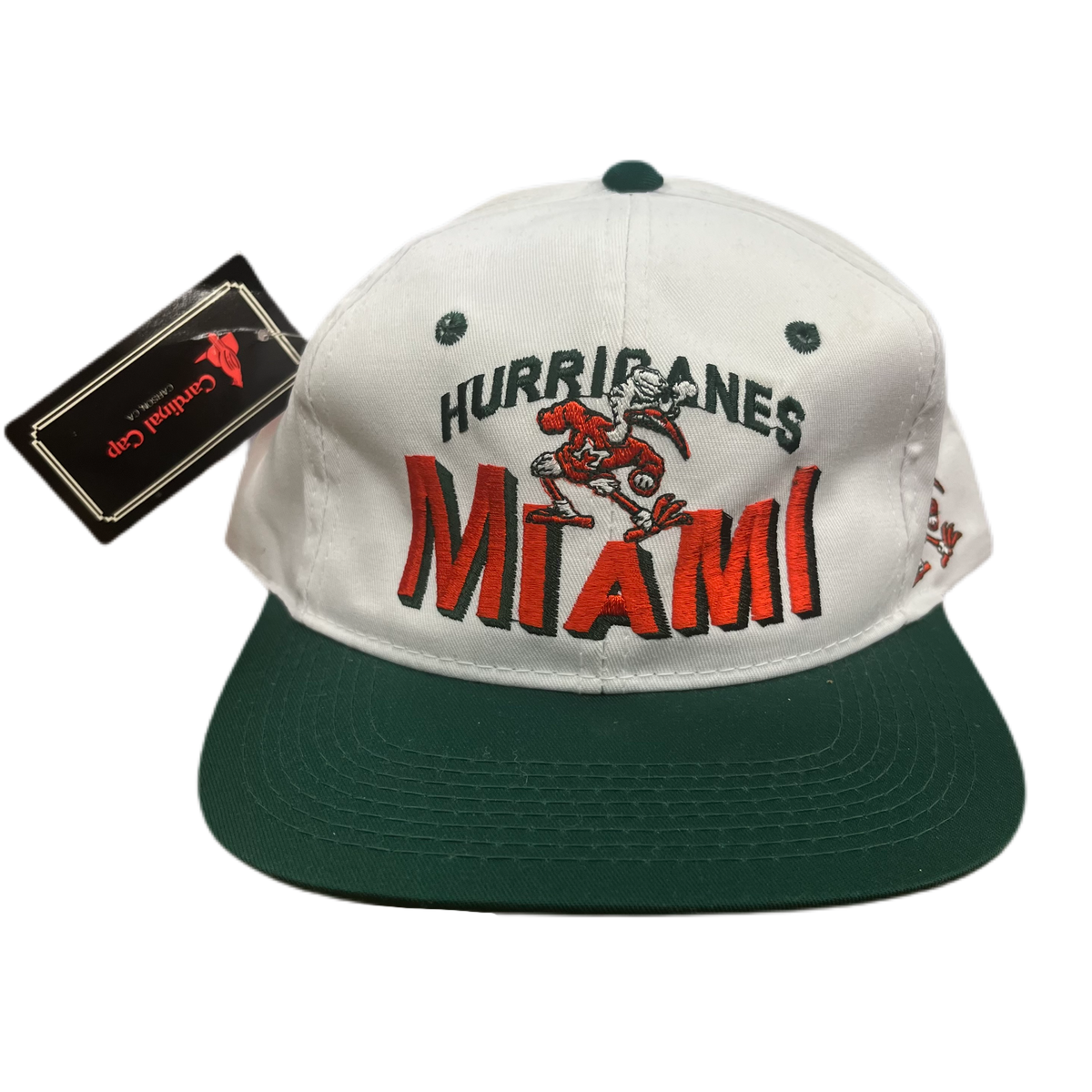 Vintage University Of Miami &quot;Hurricanes&quot; Snapback Hat