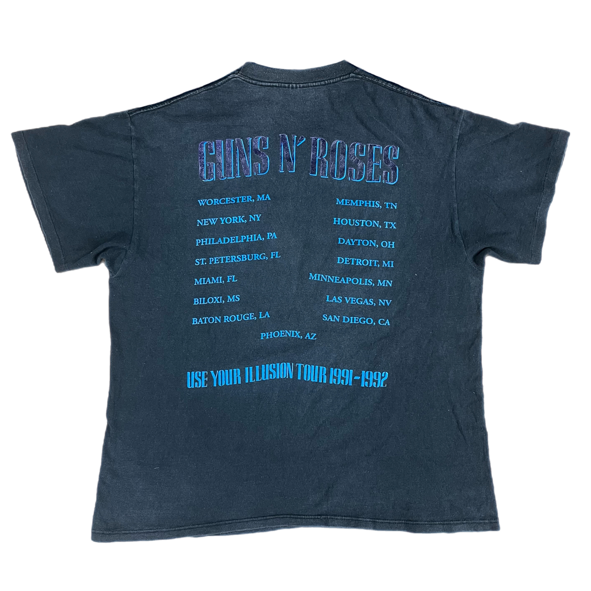 Vintage Guns N&#39; Roses &quot;Use Your Illusion II&quot; US Tour T-Shirt