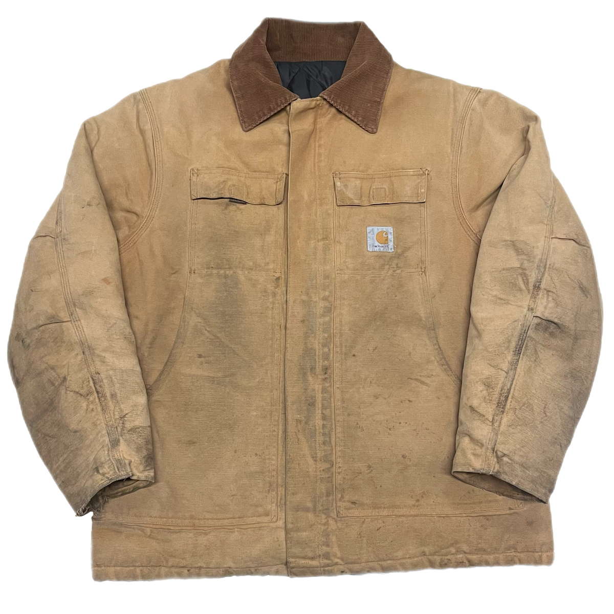 Vintage Carhartt C26 CHT Duck Canvas Corduroy Collar Jacket jointcustodydc