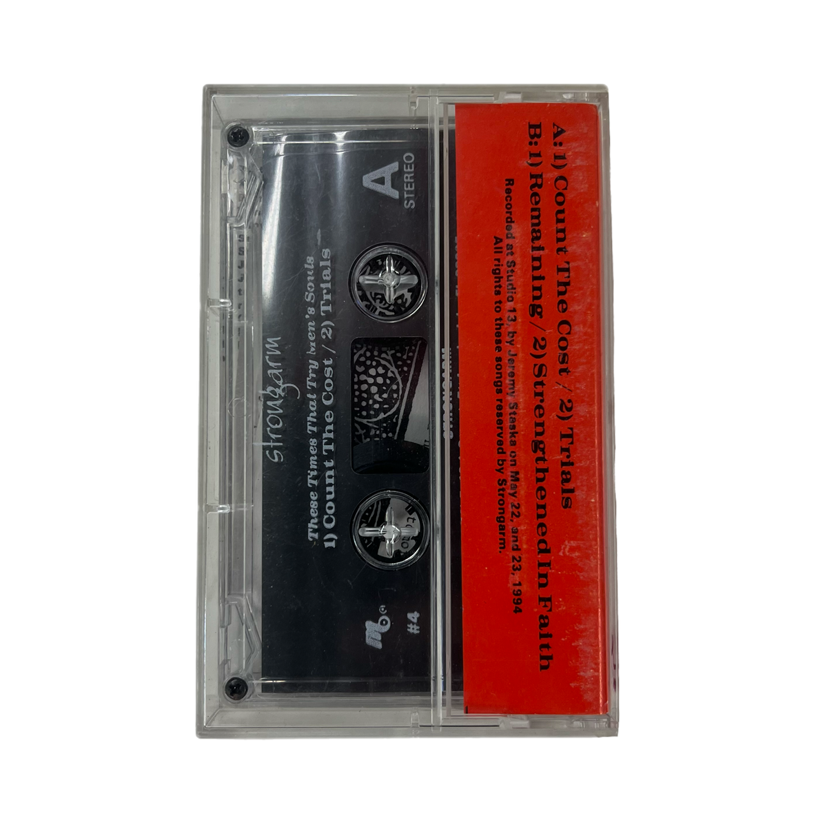 Vintage Strongarm &quot;These Times That Try Men&#39;s Souls&quot; Cassette Tape