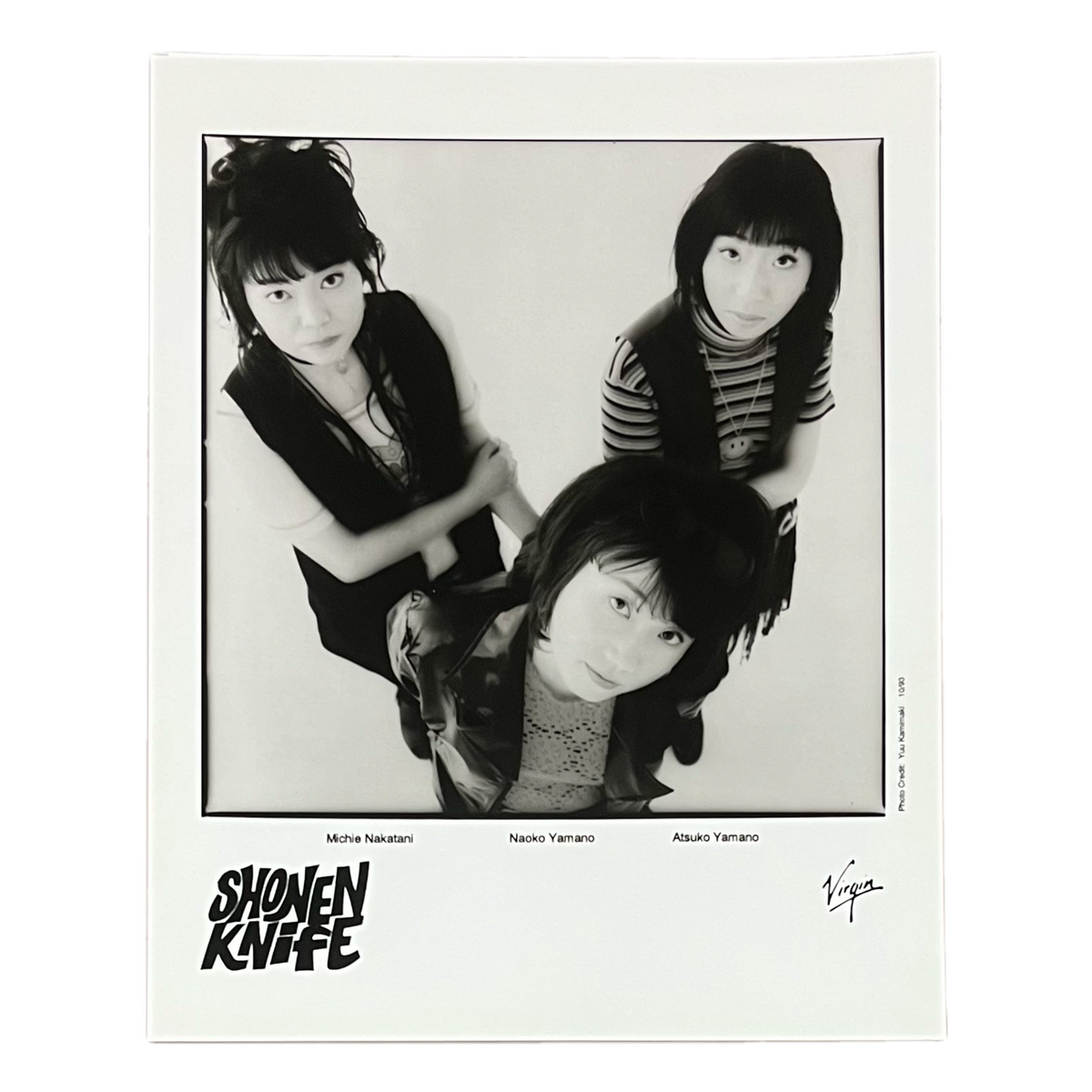 Vintage Shonen Knife &quot;Virgin Records&quot; Yuu Kamimaki 10/93 Glossy Promo Press Photo