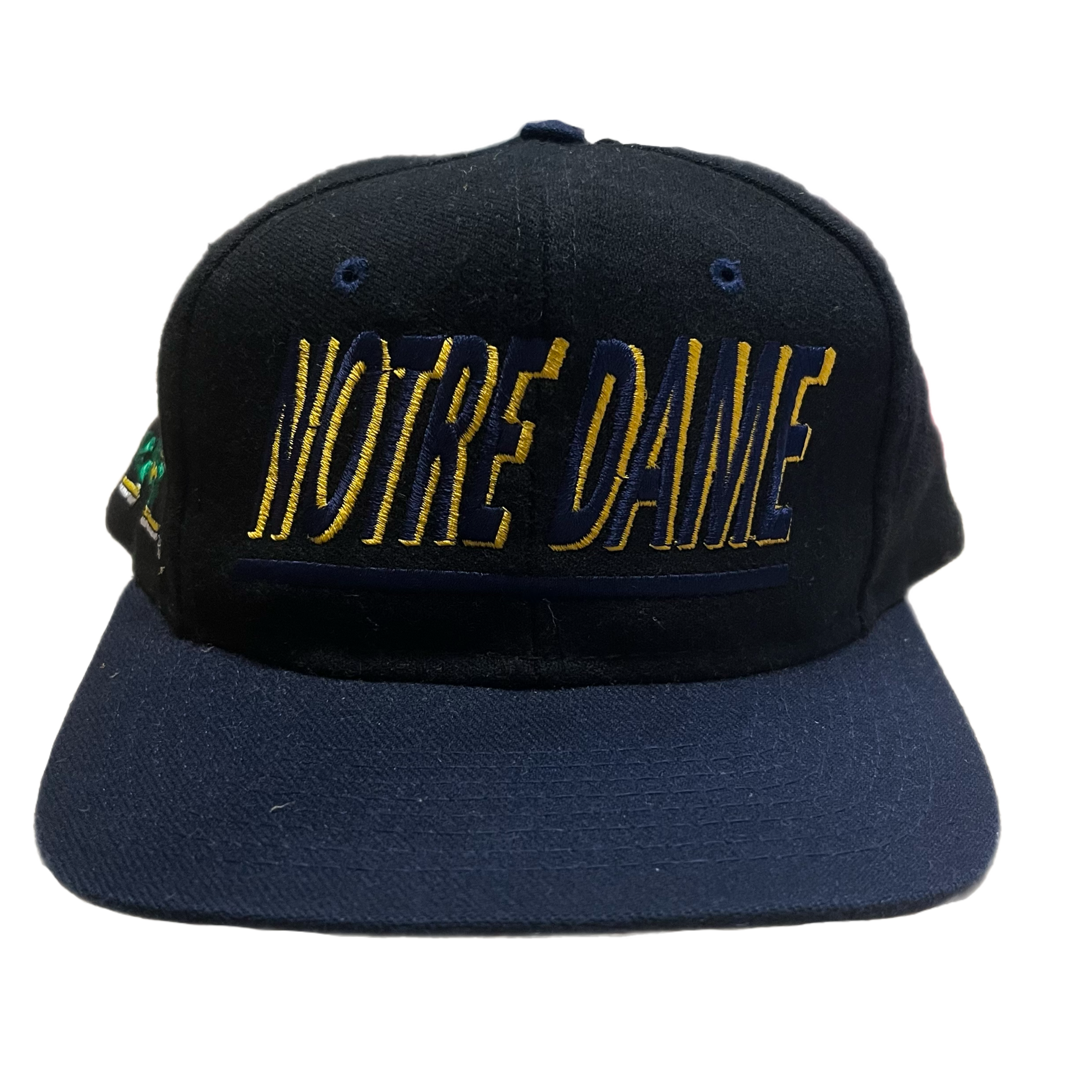 Vintage Notre Dame Fighting Irish Top Of The World Wool Snapback Hat jointcustodydc