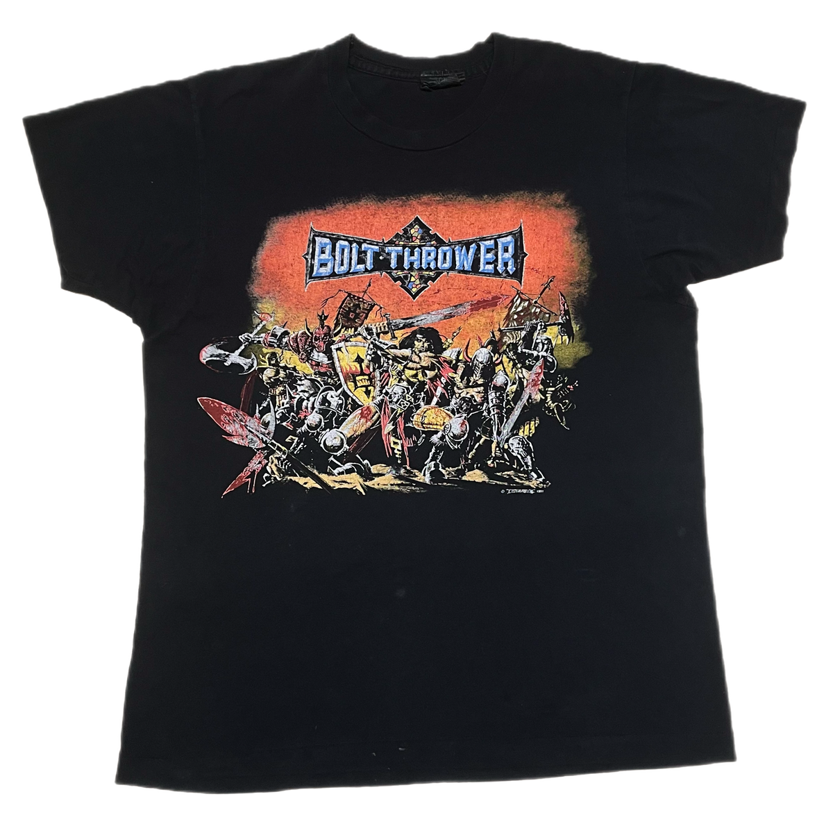 Vintage Bolt Thrower &quot;War Master&quot; Earache Records Promotional T-Shirt