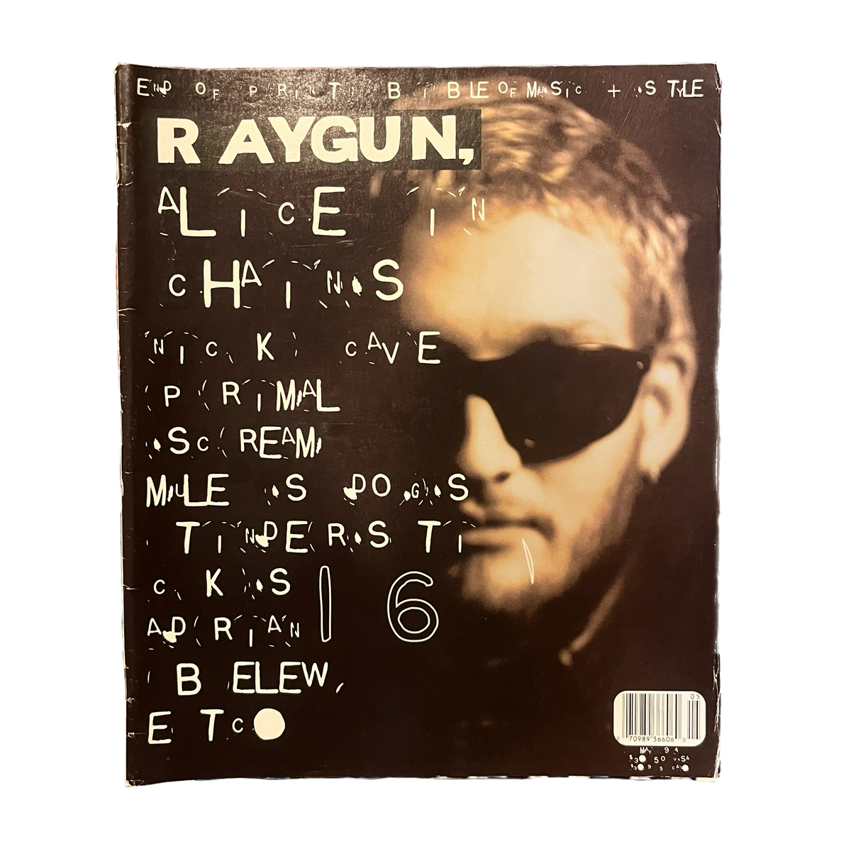 Vintage Ray Gun Magazine &quot;Issue #16&quot; Layne Staley Cover