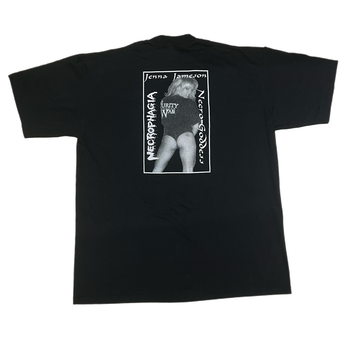 Vintage Necrophagia &quot;Jenna Jameson&quot; Necro-Goddess T-Shirt