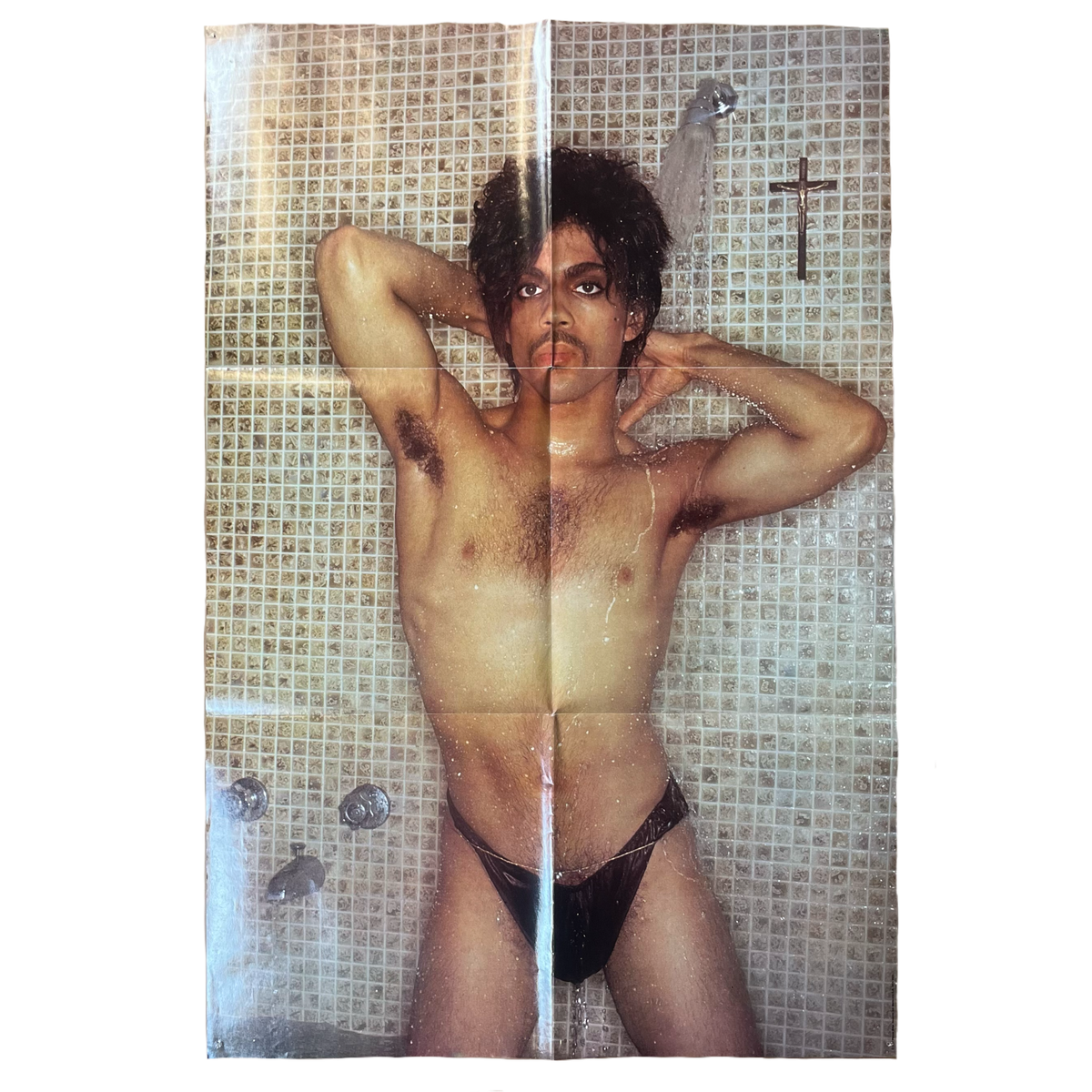 Vintage Prince &quot;Controversy&quot; Shower Warner Bros. Promotional Poster