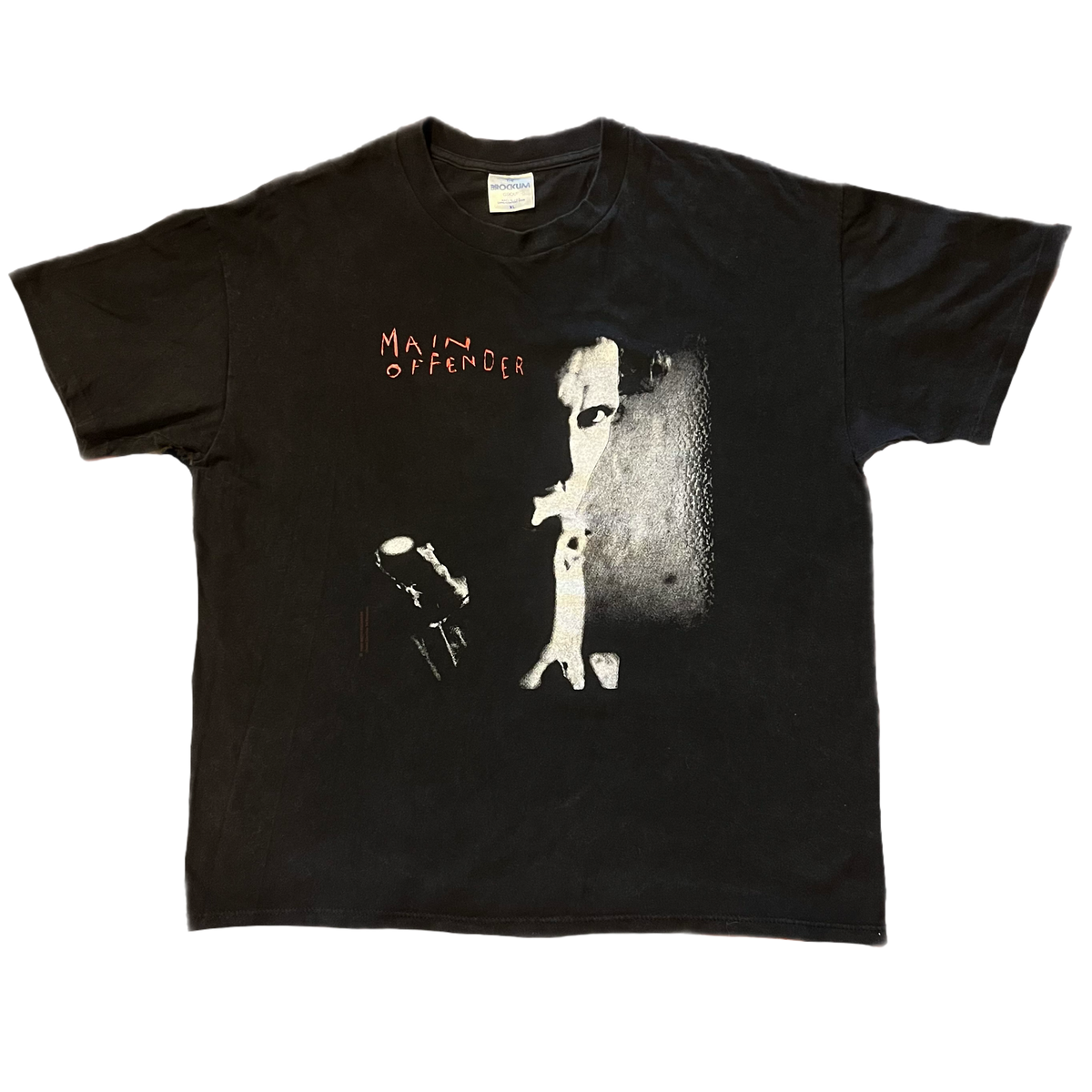 Vintage Keith Richards &quot;Main Offender&quot; X-Pensive Winos Tour T-Shirt