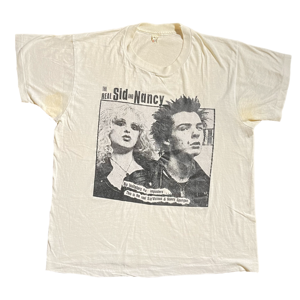 Vintage Sid And Nancy &quot;No Imitators No Imposters&quot; T-Shirt