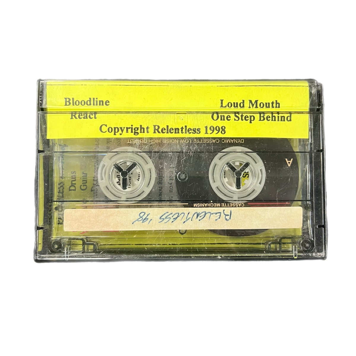 Vintage Relentless &quot;Demo &#39;98&quot; Cassette Tape