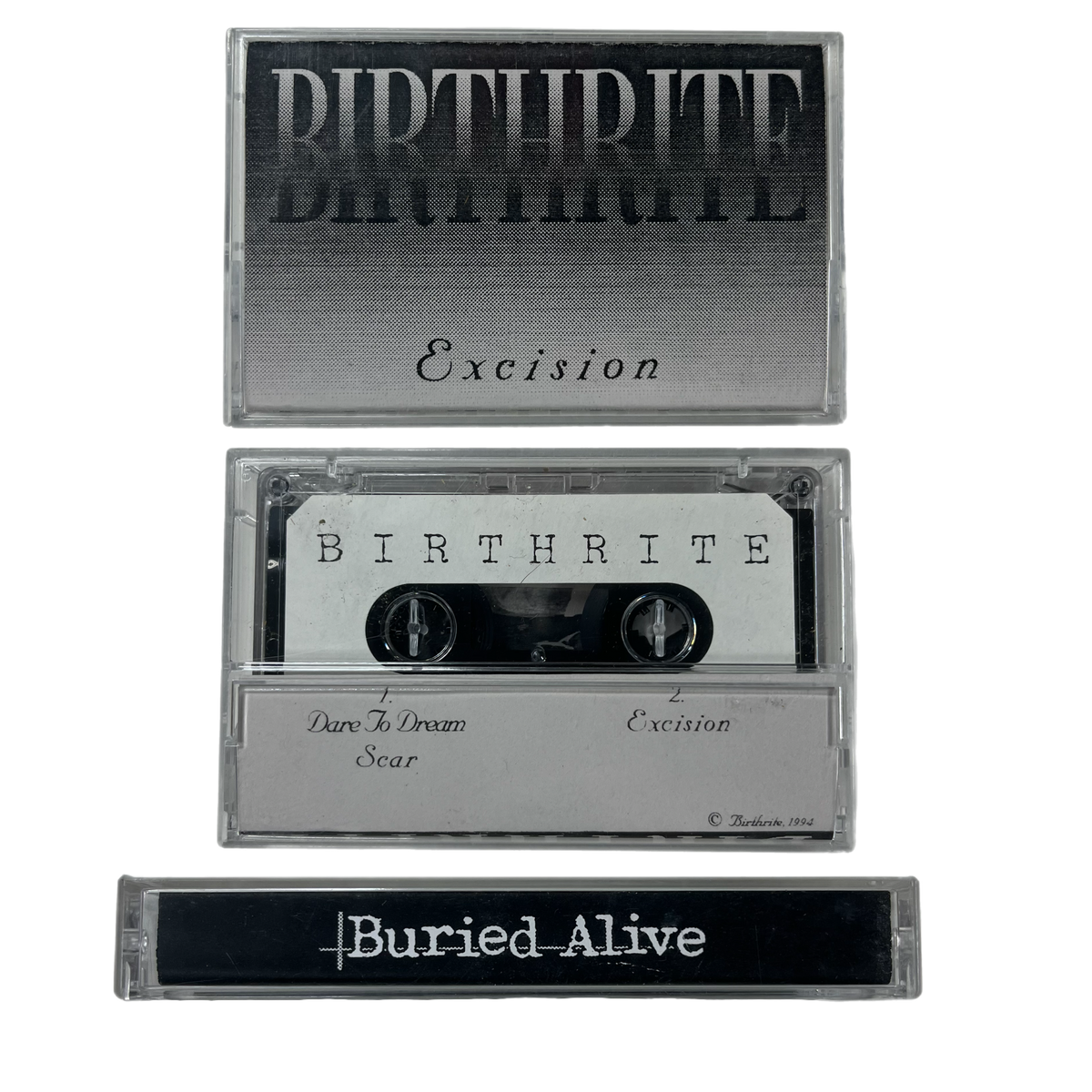Vintage Birthrite &quot;Excision&quot; Cassette Tape