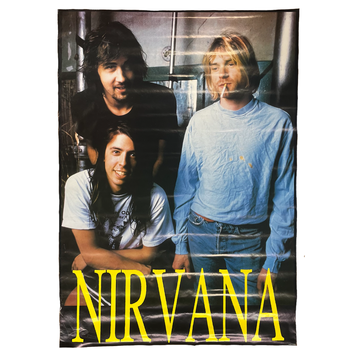 Vintage Nirvana &quot;DGC Records&quot; Joe Giron Photo Poster