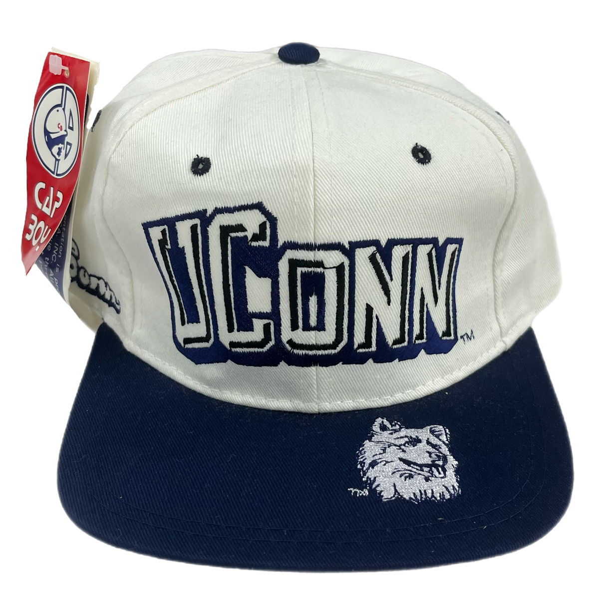 Vintage University Of Connecticut &quot;Huskies&quot; UConn Twill Snapback Hat